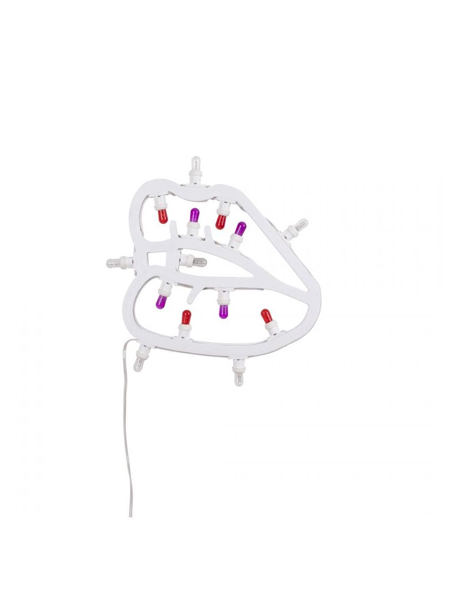 Pannello In Legno Con Luci Hotlight Cm.42 H.43 - Lips Seletti