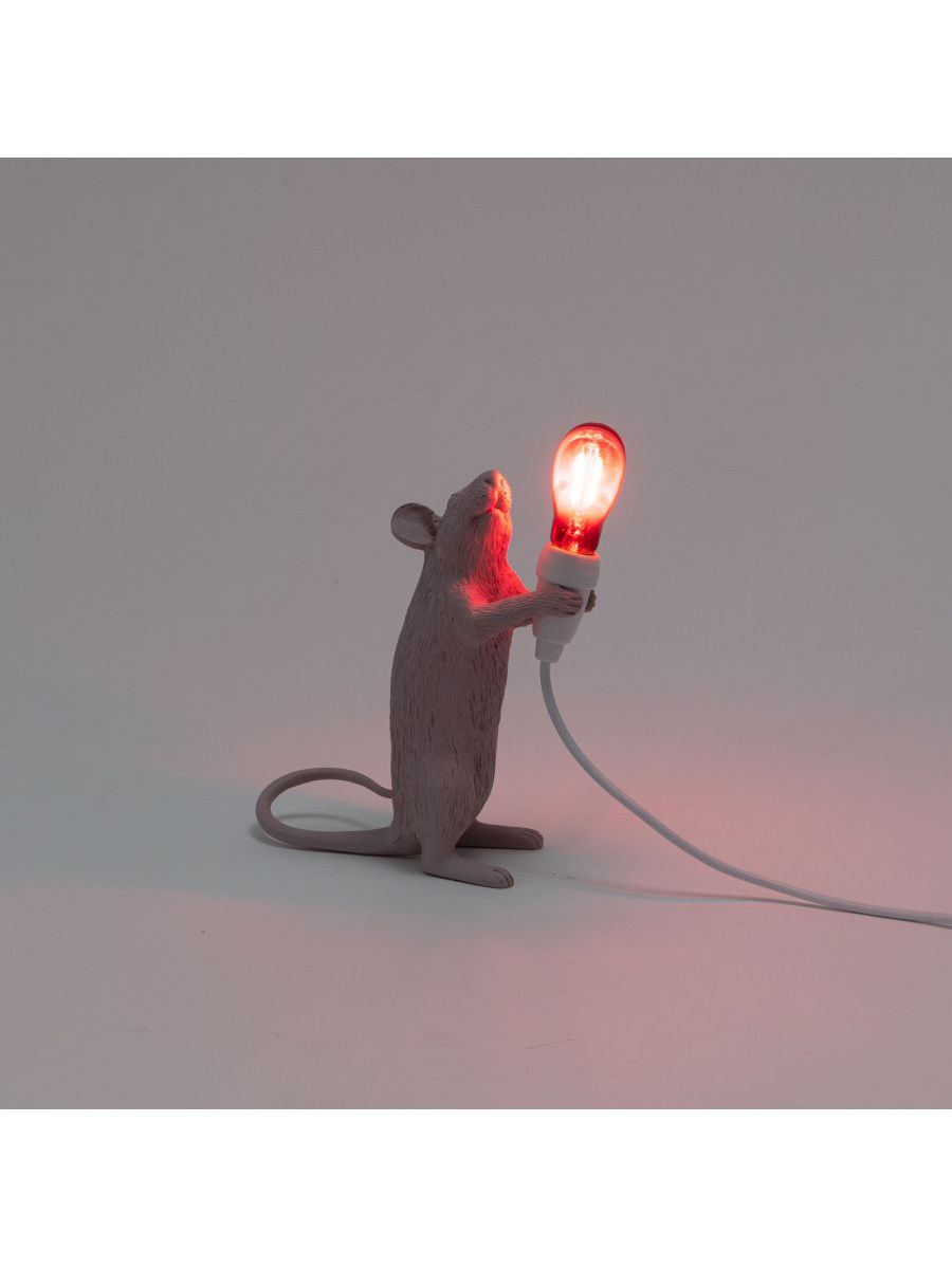 Lampada Resina Mouse Lamp-Step - San Valentino Usb Seletti