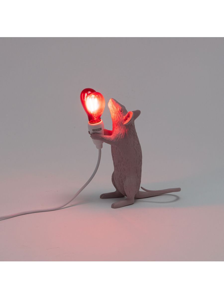 Lampada Resina Mouse Lamp-Step - San Valentino Usb Seletti