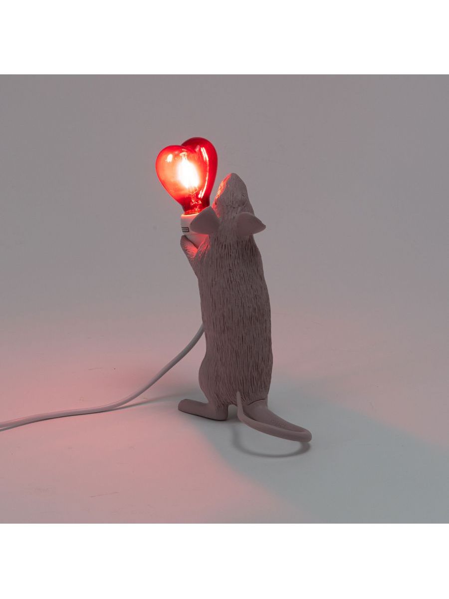 Lampada Resina Mouse Lamp-Step - San Valentino Usb Seletti
