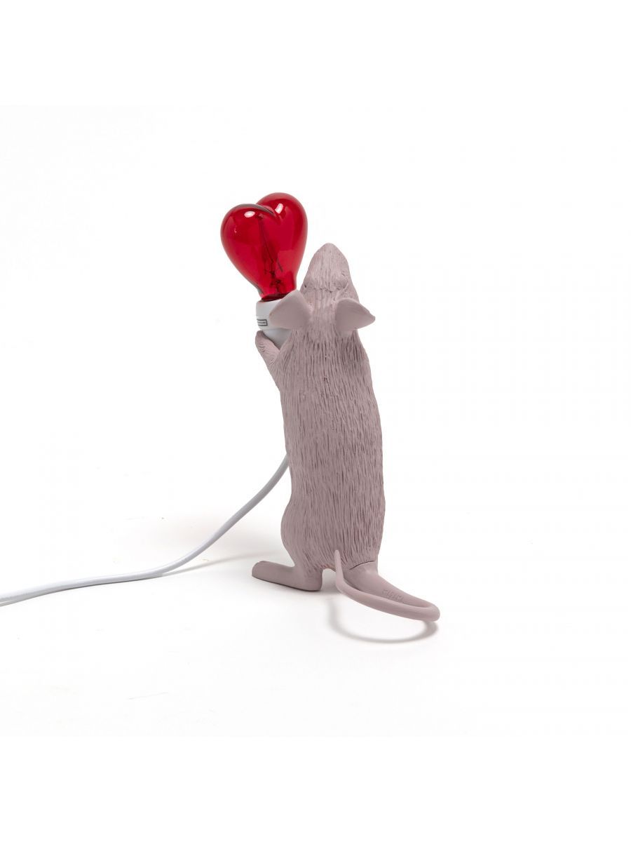 Lampada Resina Mouse Lamp-Step - San Valentino Usb Seletti