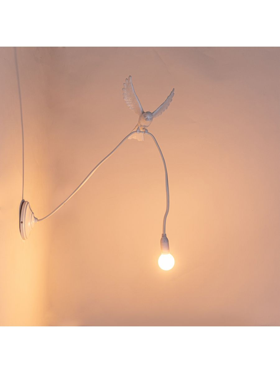 Lampada In Resina Da Parete Sparrow-Landing Seletti