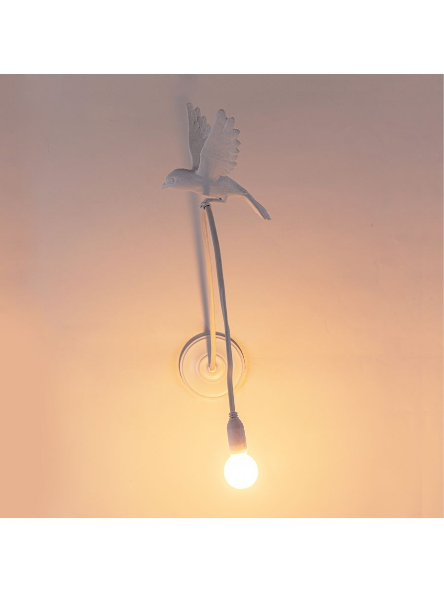 Lampada In Resina Da Parete Sparrow-Landing Seletti
