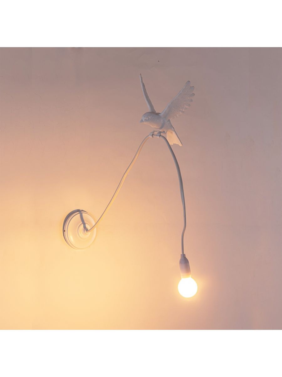 Lampada In Resina Da Parete Sparrow-Landing Seletti