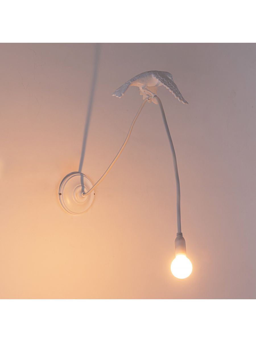 Lampada In Resina Da Parete Sparrow-Taking Off Seletti