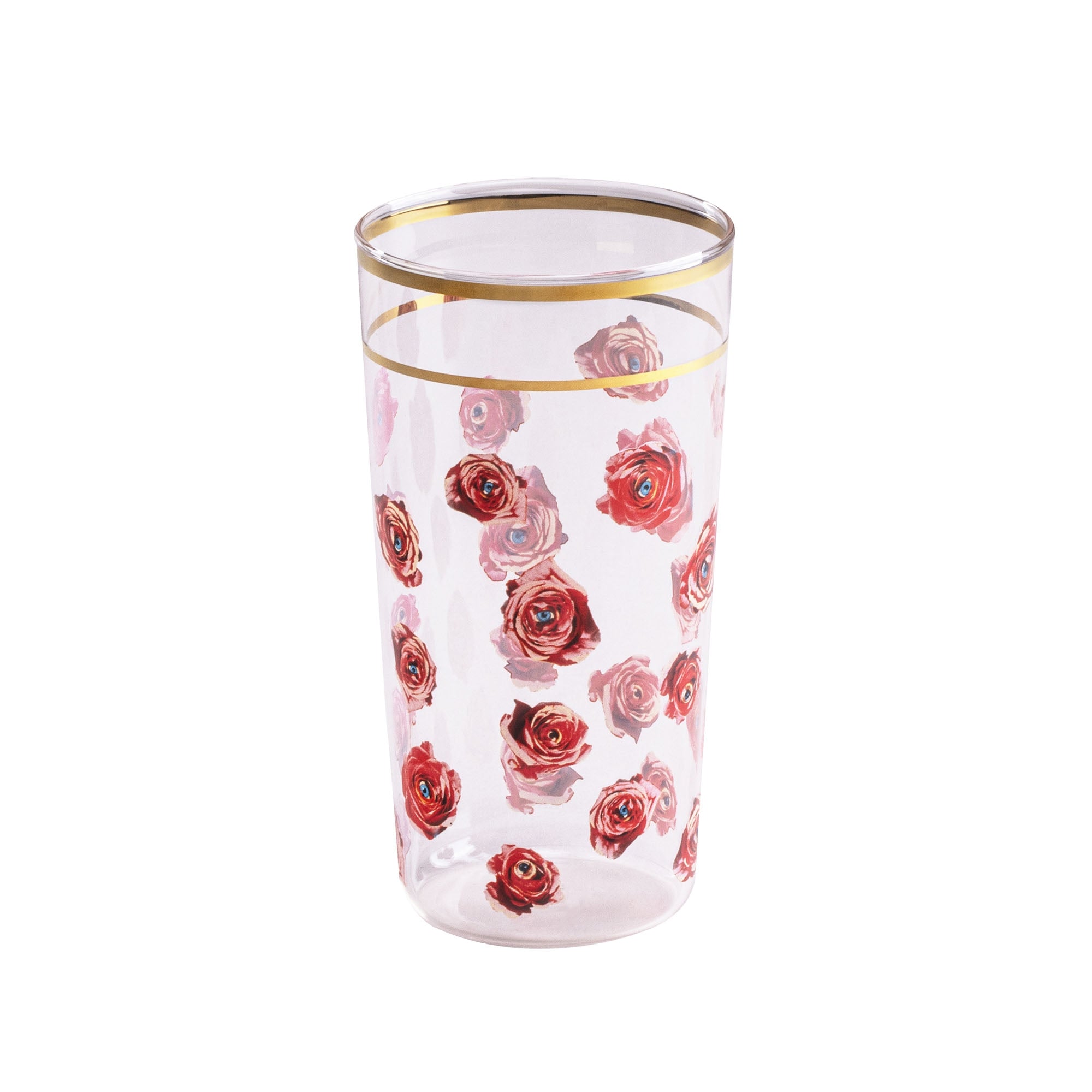 Set 2 Bicchieri In Vetro Toiletpaper - Roses Seletti