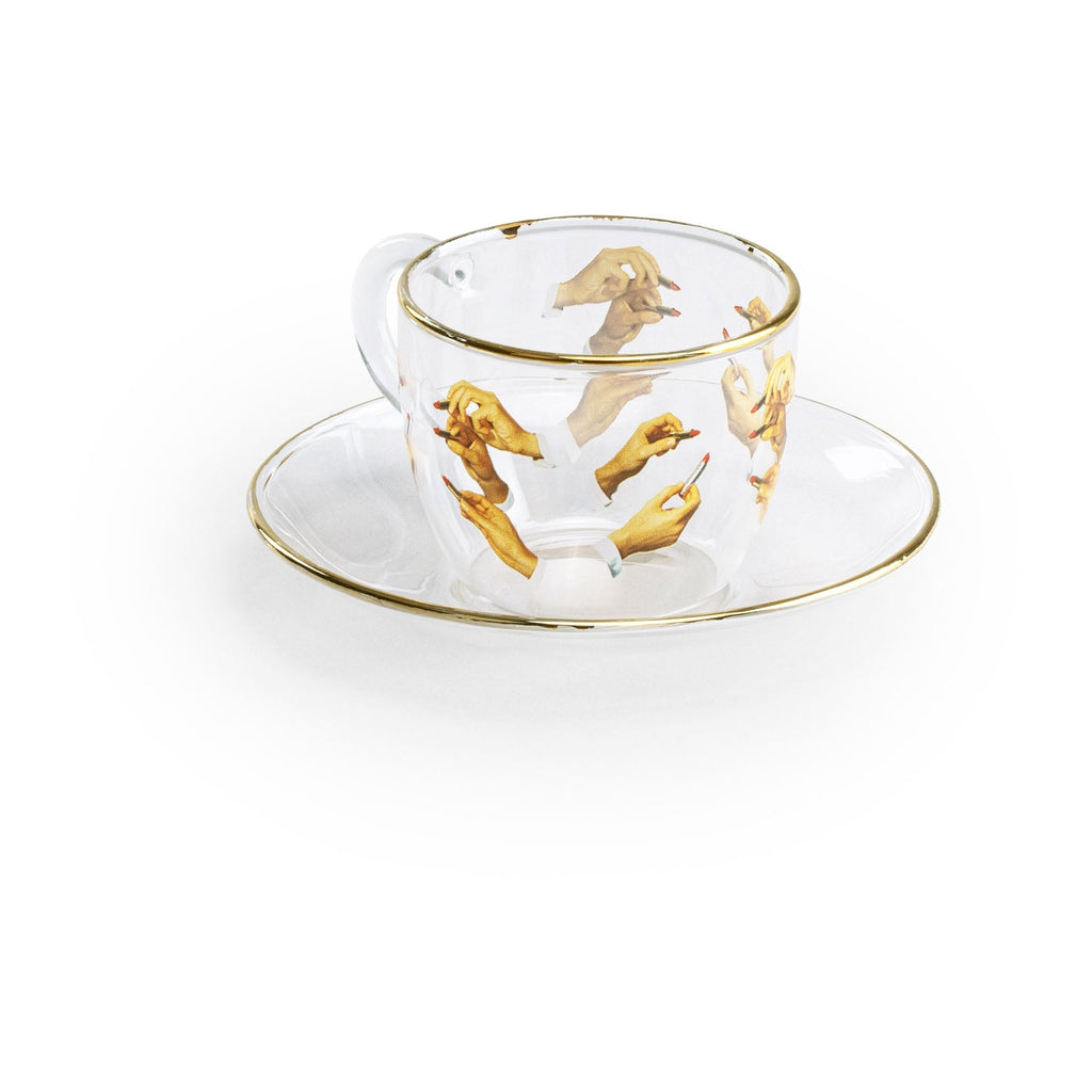 Set 2 Tazze Caffe Toiletpaper -Lipsticks Seletti