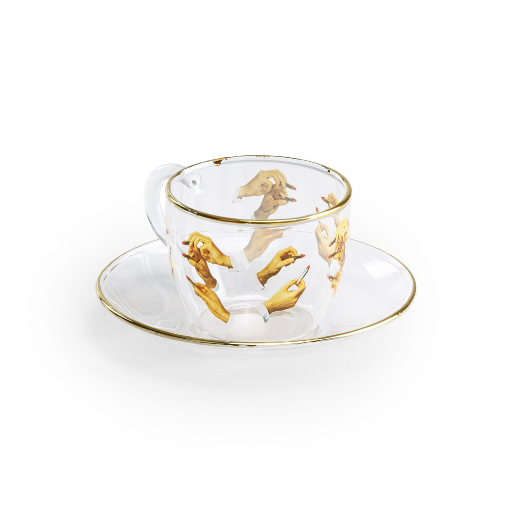 Set 2 Tazze Caffe Toiletpaper -Lipsticks Seletti