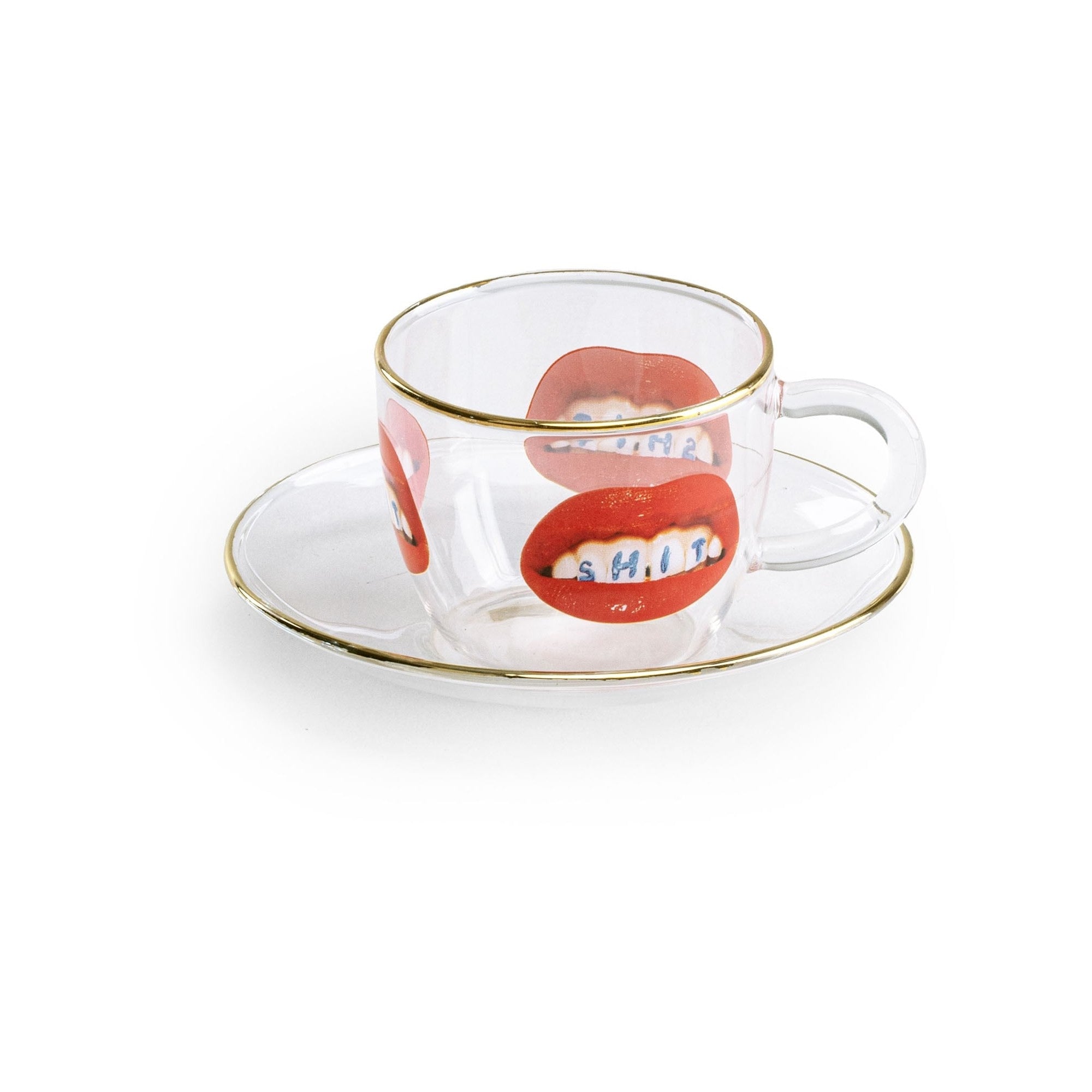 Set 2 Tazzine Caffè Toiletpaper - Shit Seletti