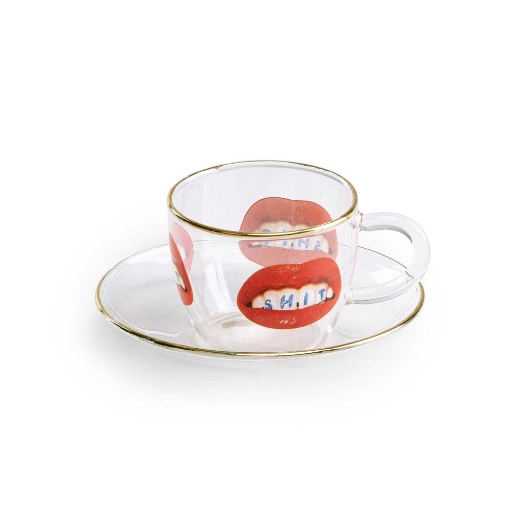 Set 2 Tazzine Caffè Toiletpaper - Shit Seletti
