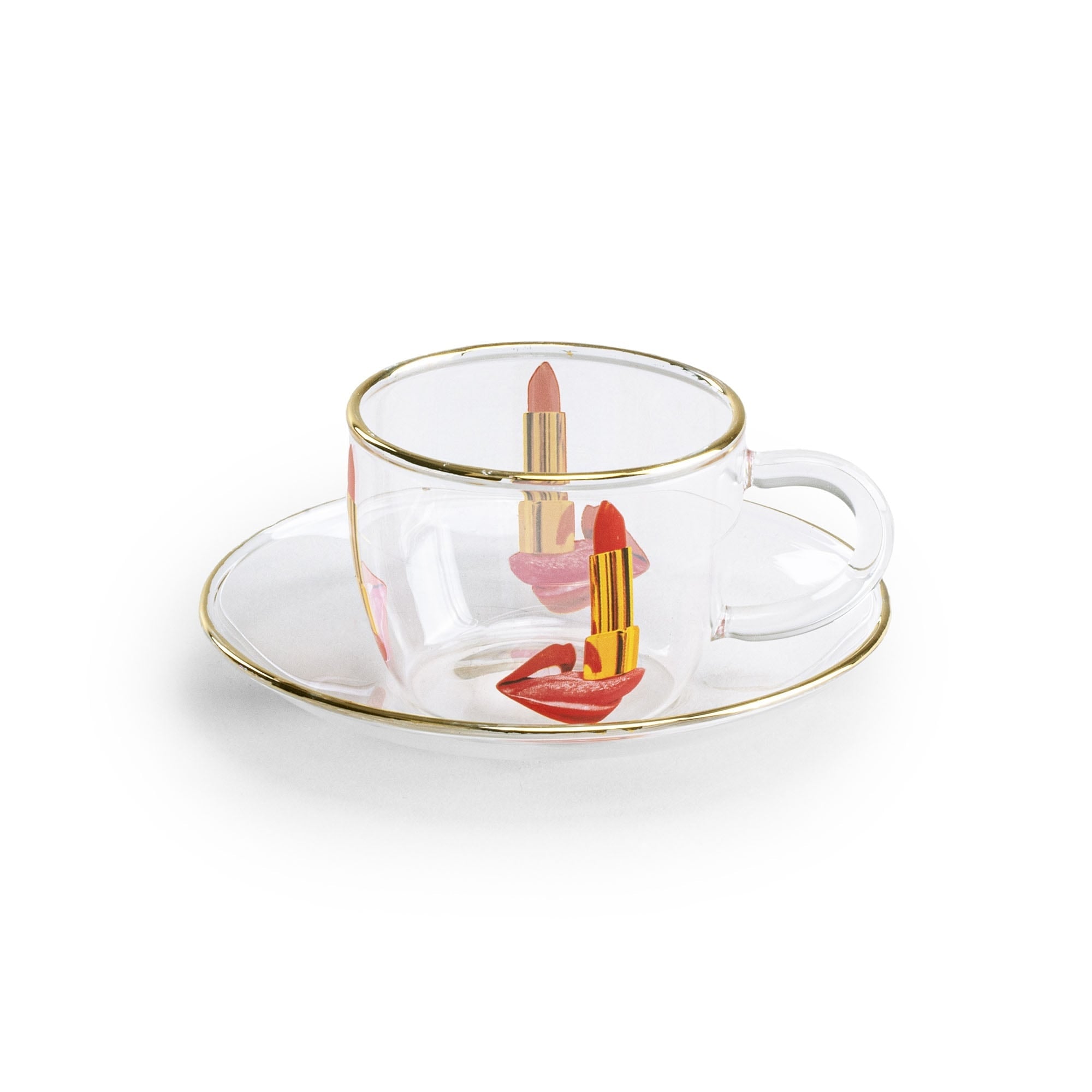 Set 2 Tazze Caffe Toiletpaper - Tongue Seletti