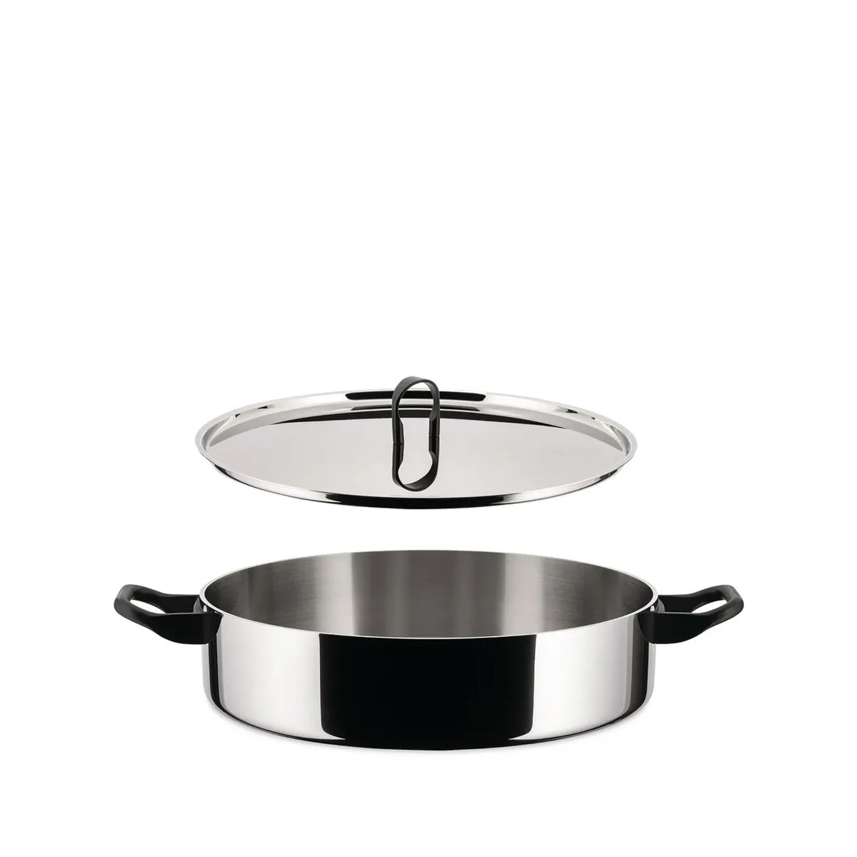 Cintura Orione Casseruola Bassa con coperchio 28 cm Alessi