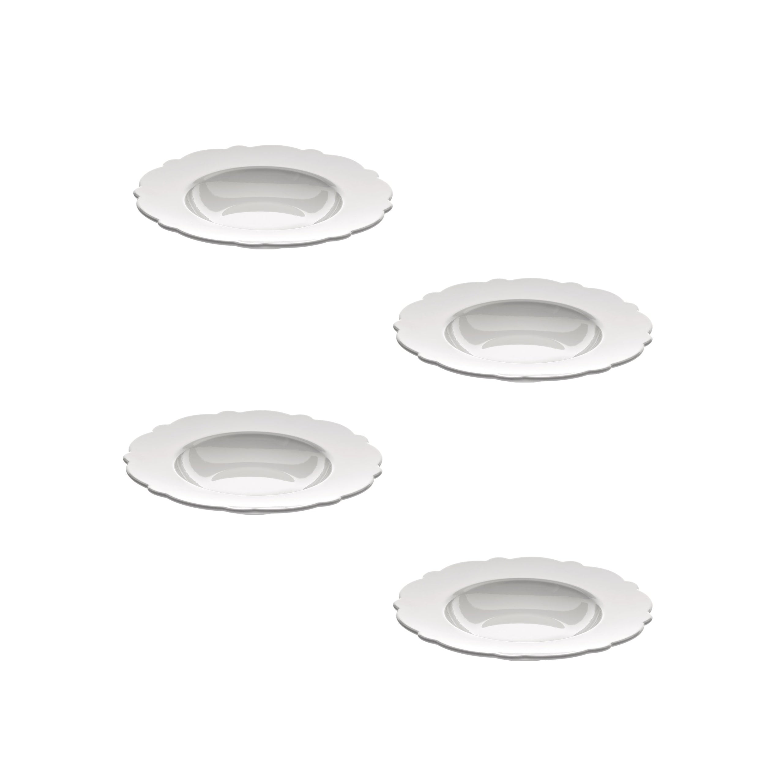 Set 4 Piatti Fondi Dressed Alessi