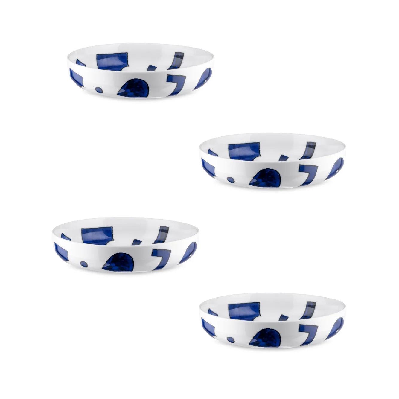 Set 4 Piatti Fondi Decorati Yunokiware Alessi