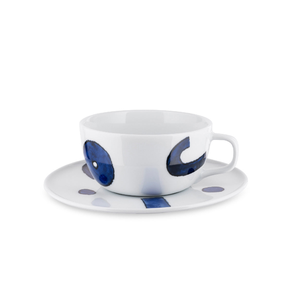 Set 4 Tazze Te e Piattini Yunokiware Alessi