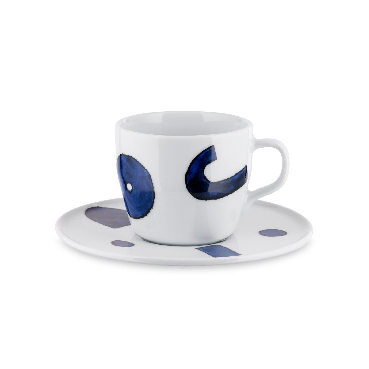 Set da 4 Tazze Caffè Con Piattino Platebowlcup Alessi