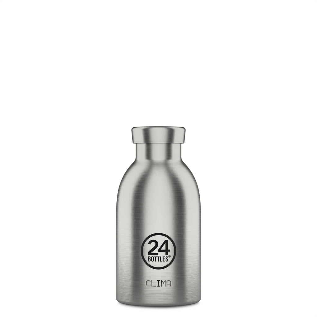 Clima Bottle 330 Brushed Steel 24bottles
