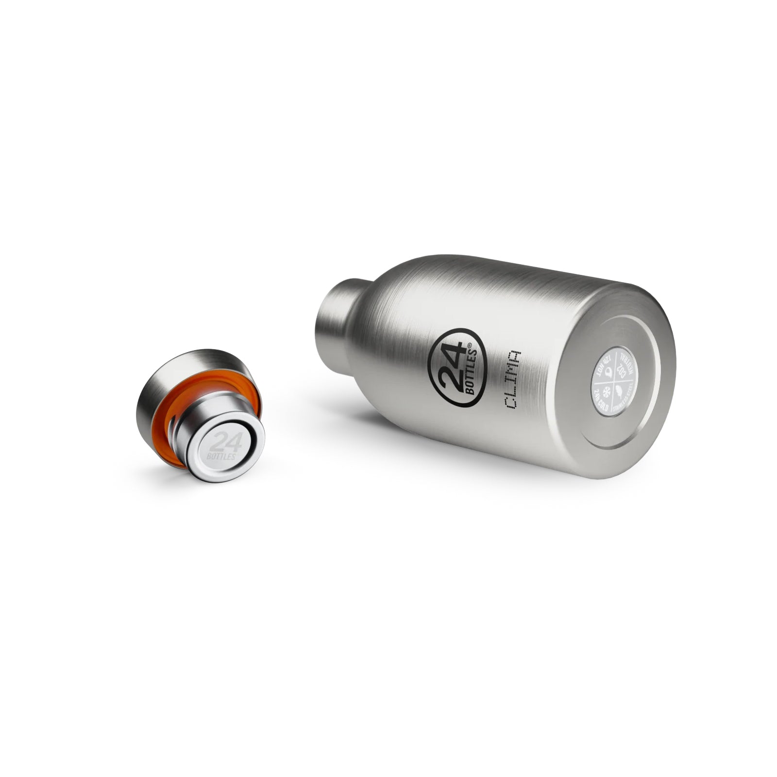 Clima Bottle 330 Brushed Steel 24bottles