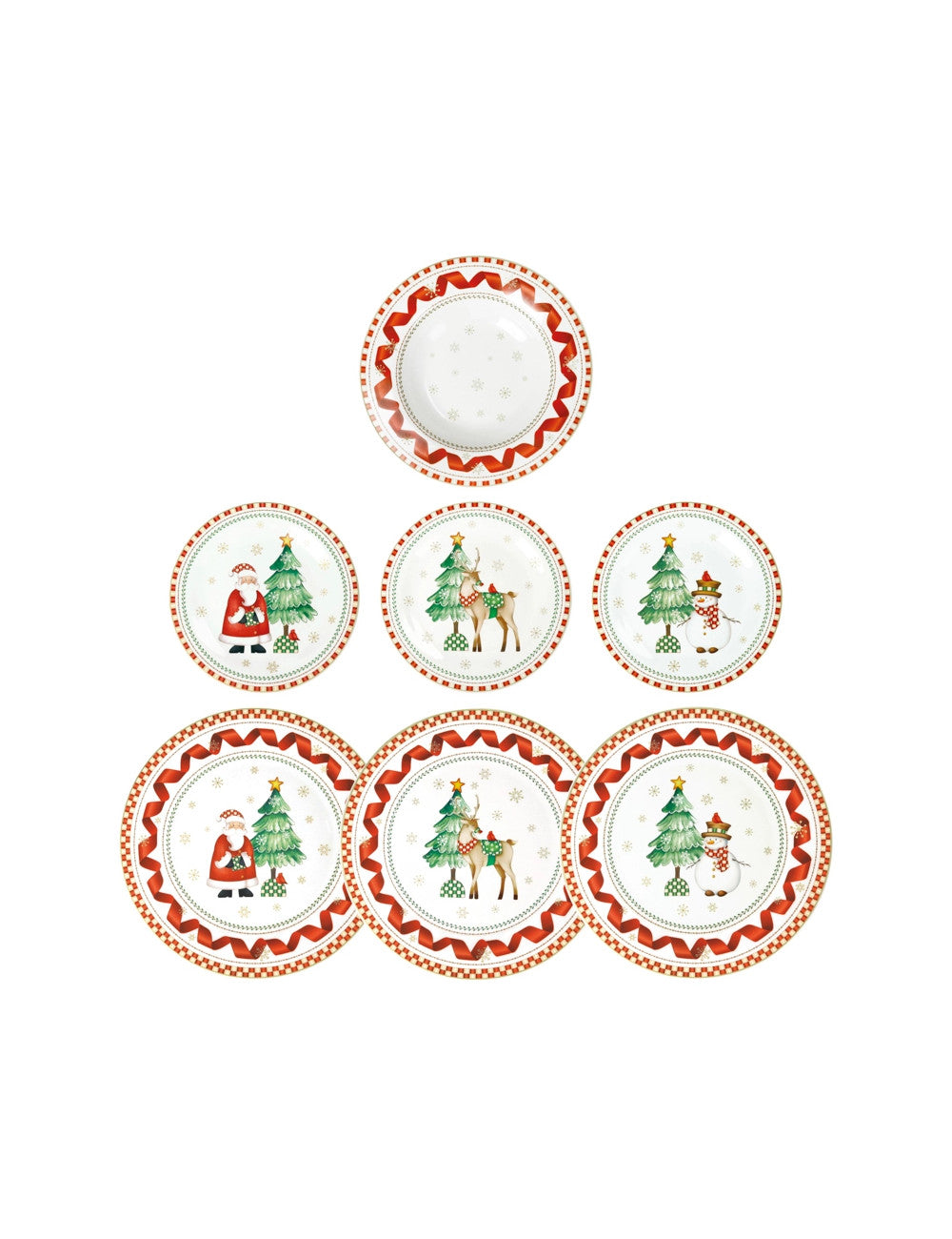 Tavola 18 Pz Racconti Porcellana Brandani