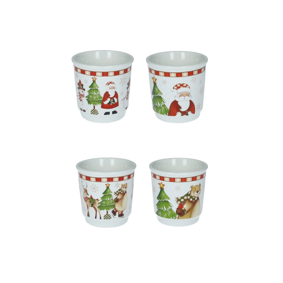 Bicchierino Racconti Set 4 Pz New Bone China Brandani