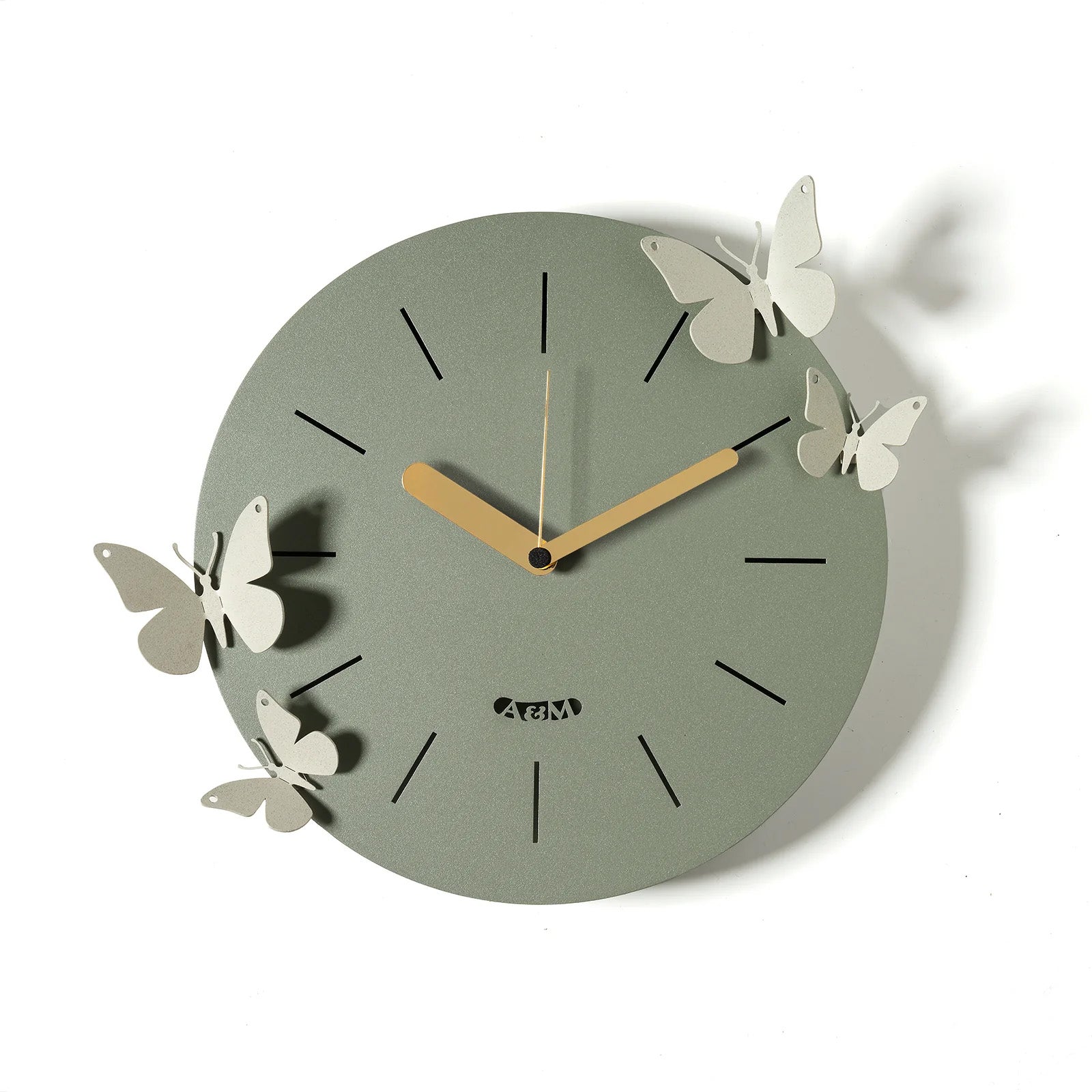 Orologio Battito D`Ali Crema-B.Marmo Arti E Mestieri