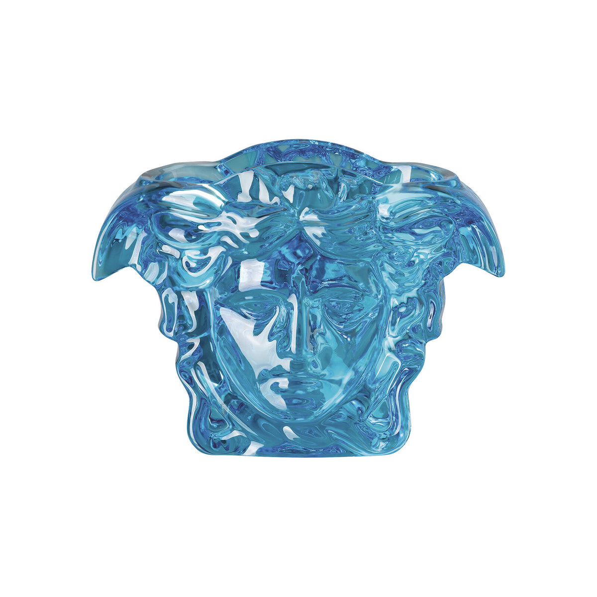Medusa Grande Blue – Vaso in Cristallo Versace