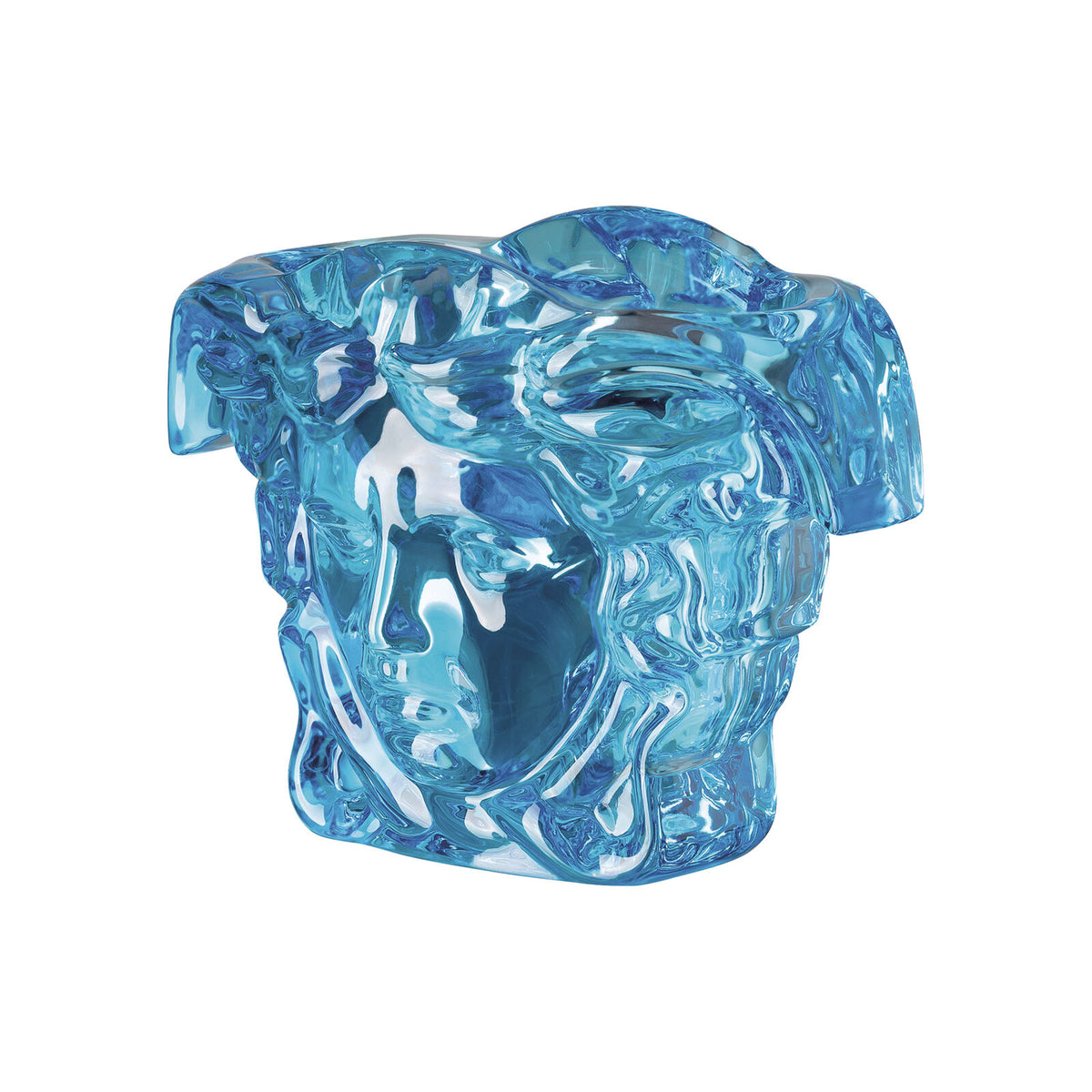 Medusa Grande Blue – Vaso in Cristallo Versace