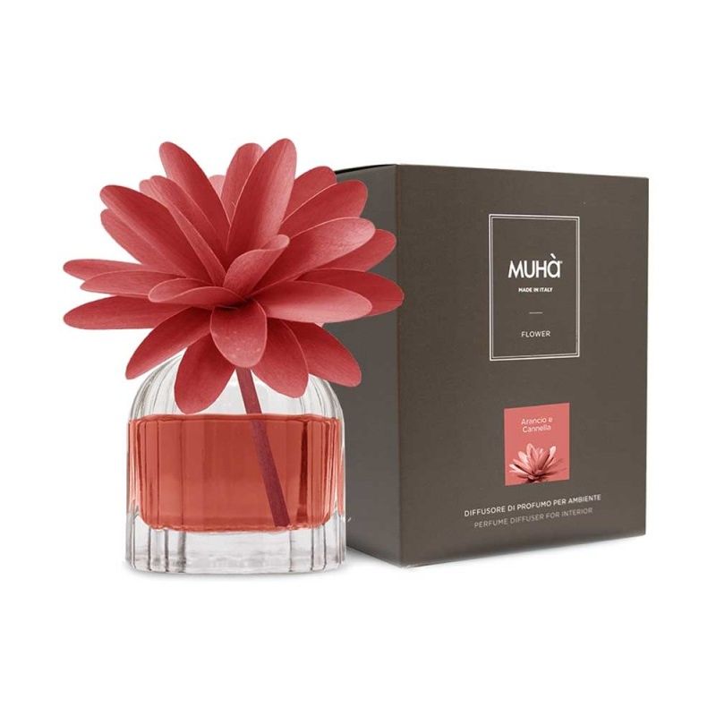 Flower 60Ml Rosso Arancio E Cannella Muha