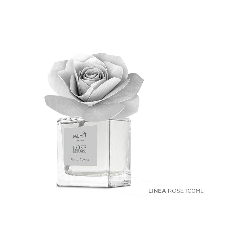 Rosa Grigia 100Ml Fiori Di Cotone Muha