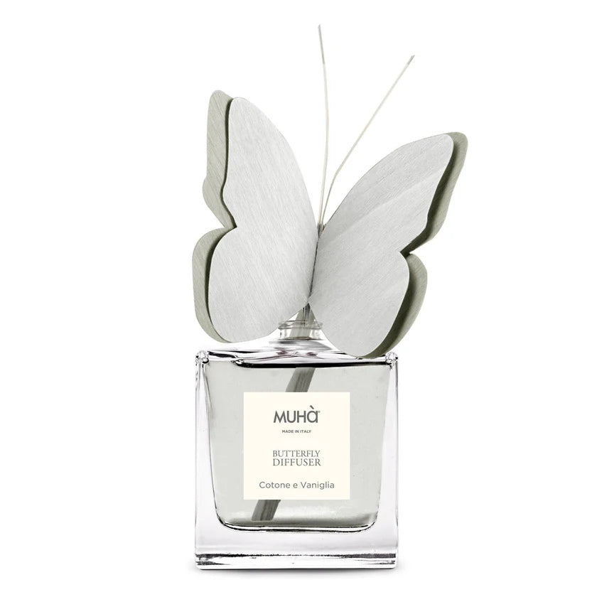 Butterfly Grigia 50Ml Cotone E Vaniglia Muha