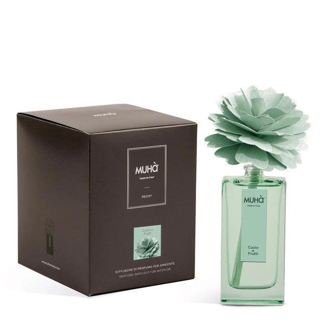 Peony Verde Acqua 100Ml Cuoio E Frutti Muha