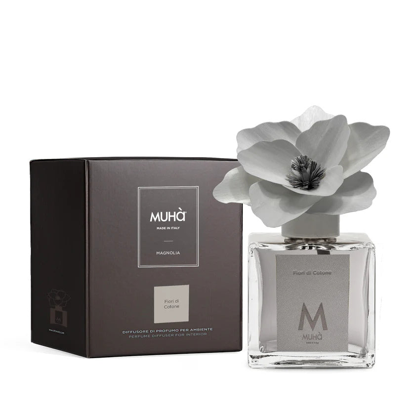 Magnolia Diffuser 500Ml Fiori Di Cotone Muha