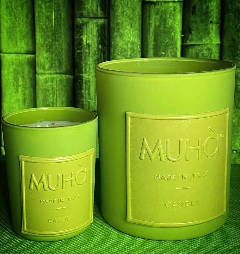 Candela 90Gr Verde Chiaro Mela Verde Muha