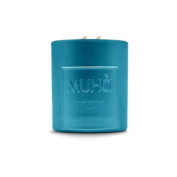 Candela 300Gr Turchese Menta E Sandalo Muha