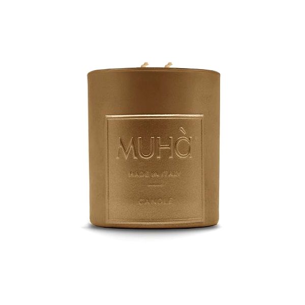 Candela 300Gr Cuoio Chiaro Vaniglia E Liquirizia Muha