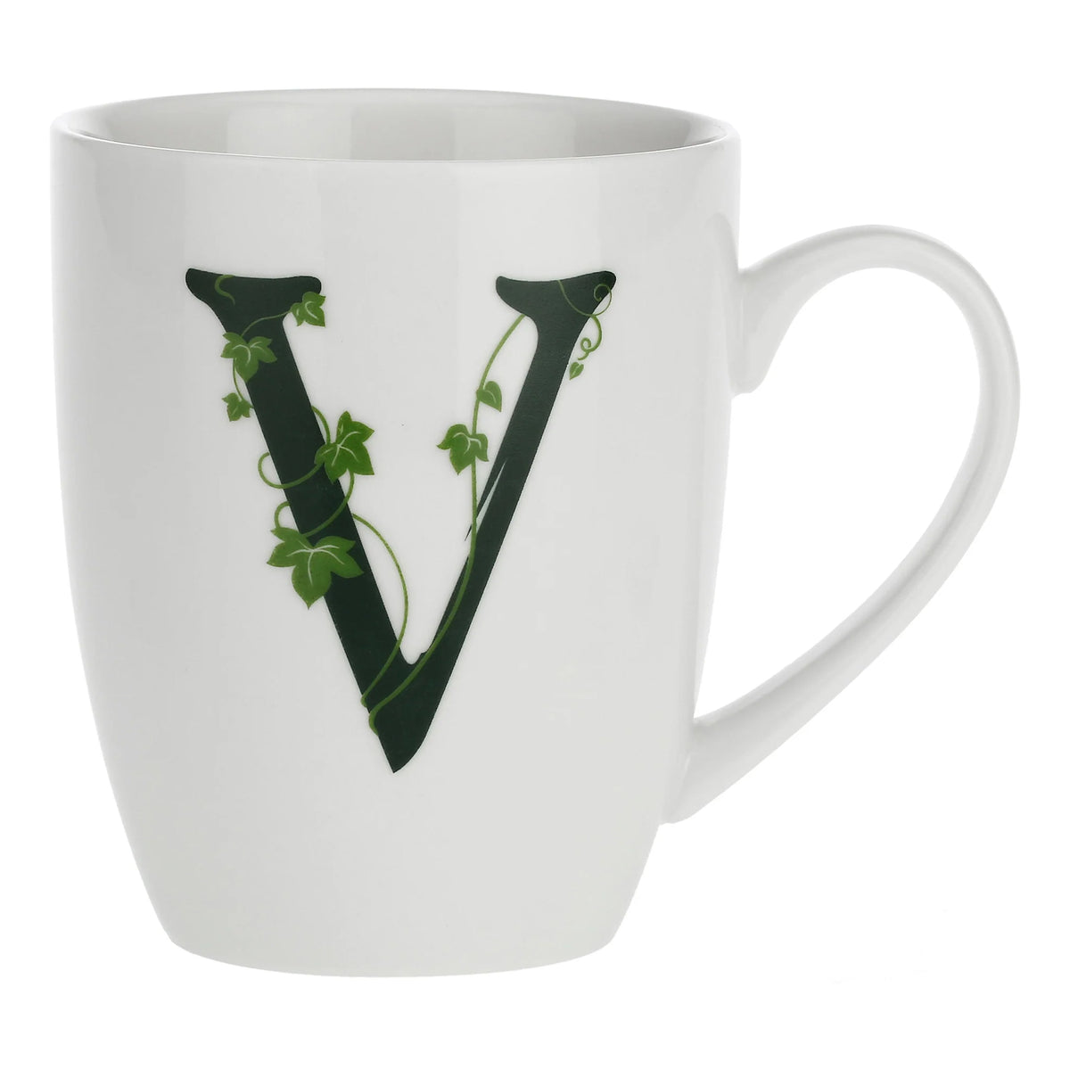 Atupertu Mug Lettera `V` Cc 380 Gb La Porcellana Bianca