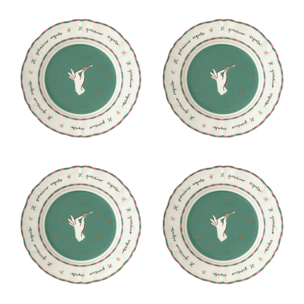 Set 4 piatti frutta Mano Bitossi Home
