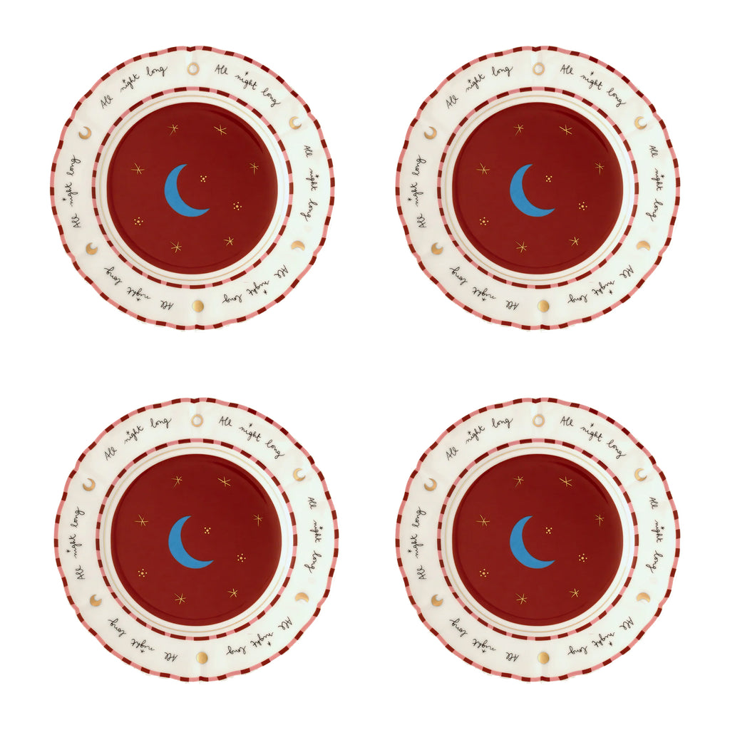 Set 4 piatti frutta Luna Bitossi Home