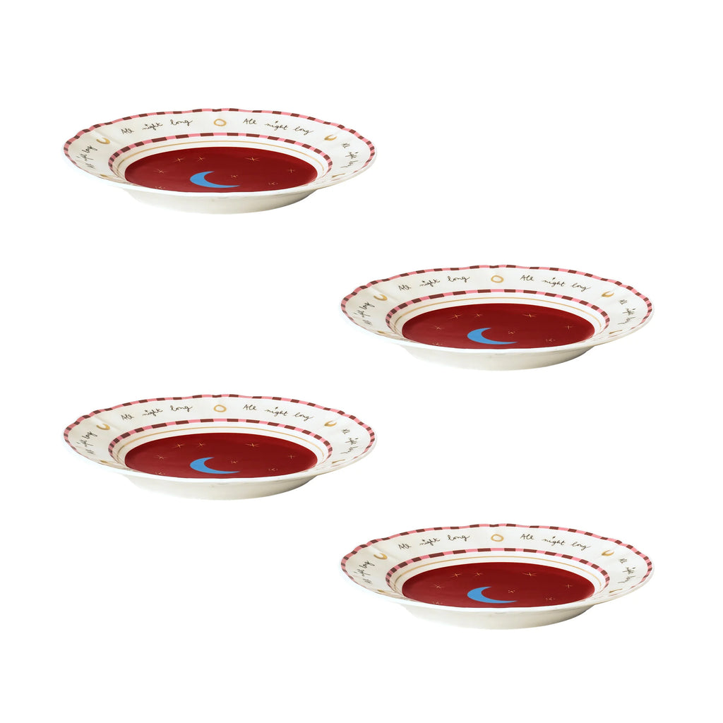 Set 4 piatti frutta Luna Bitossi Home