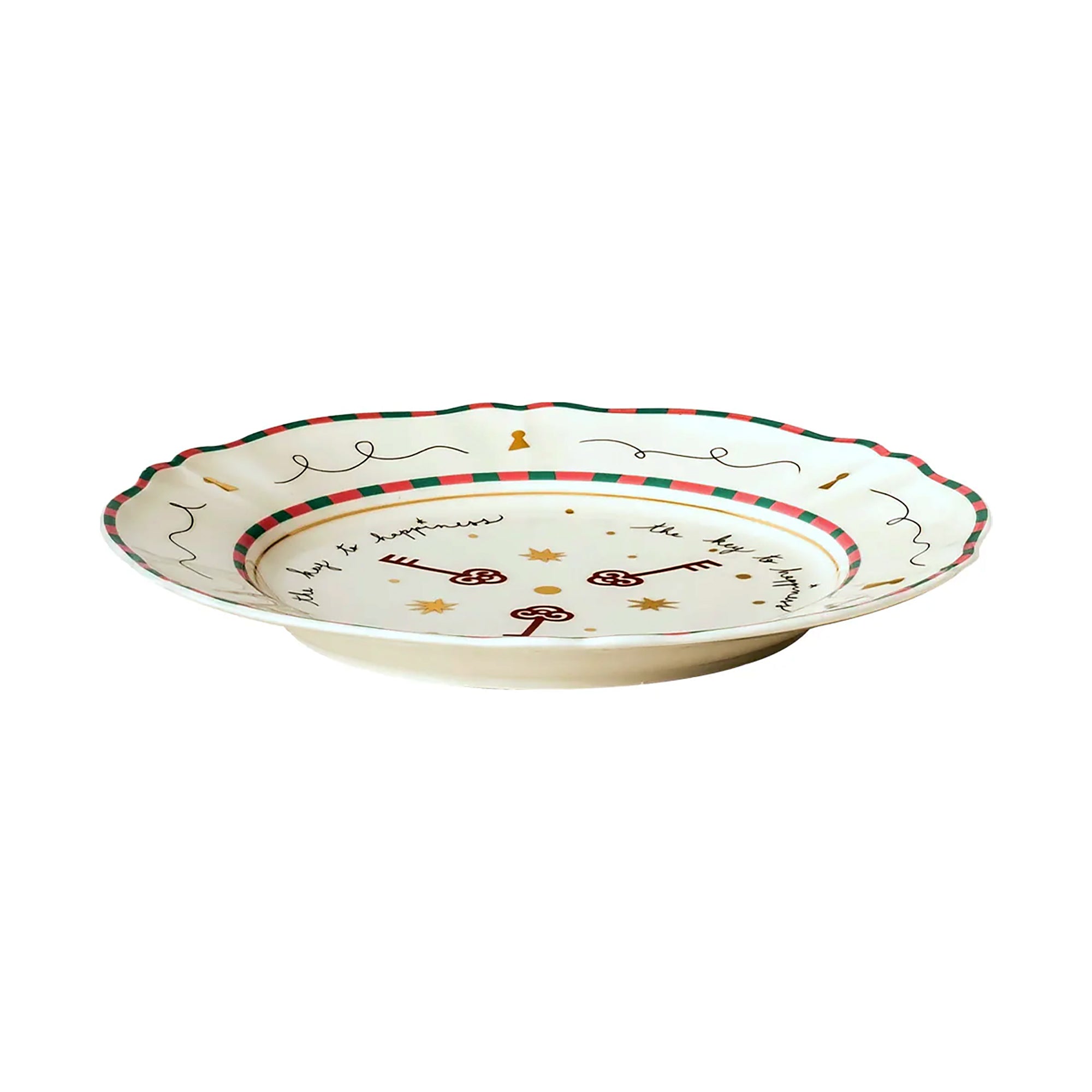 Set 4 piatti piani Chiavi Bitossi Home