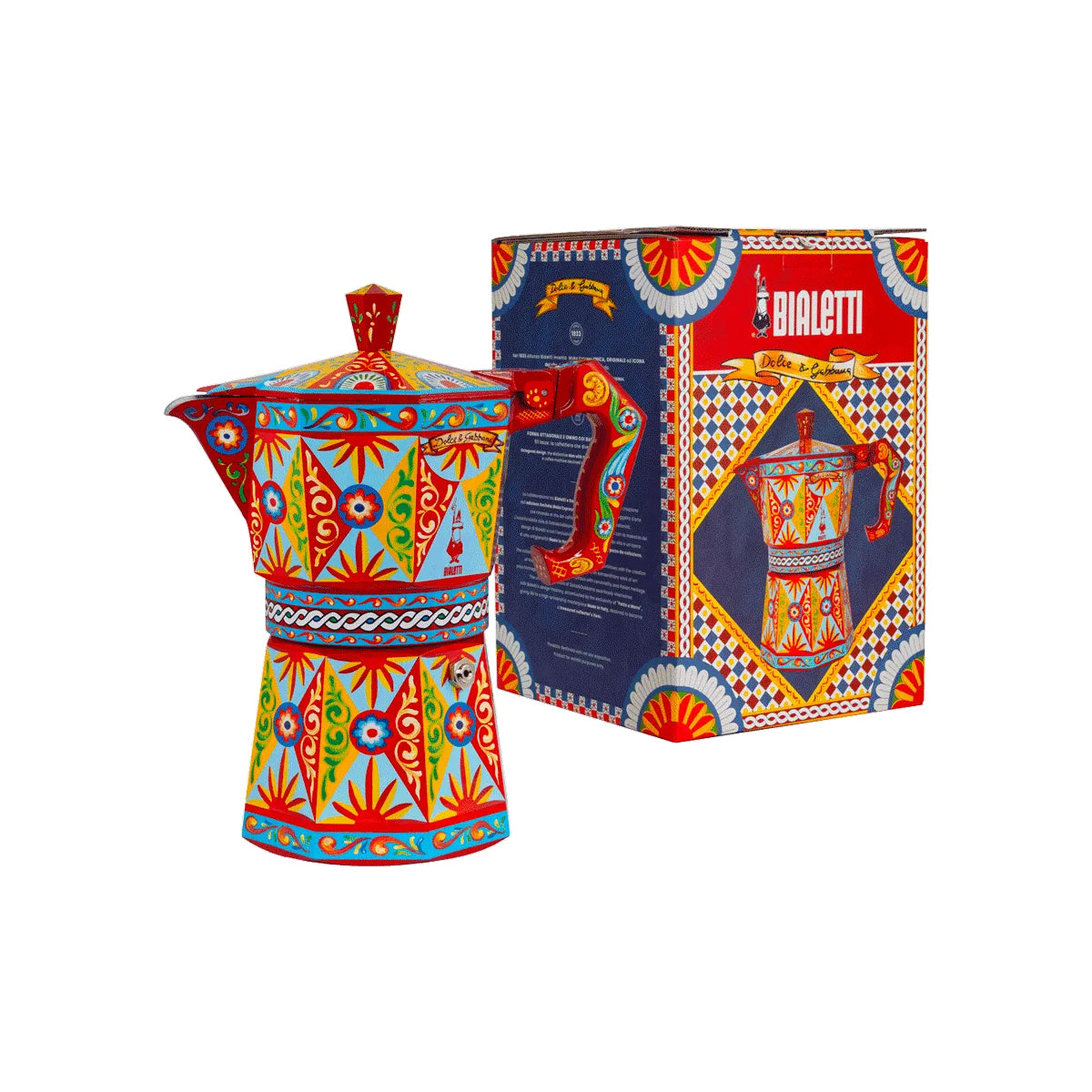 Moka Express Bialetti Dolce&Gabbana | Carretto Siciliano 50 tz Dolce E Gabbana