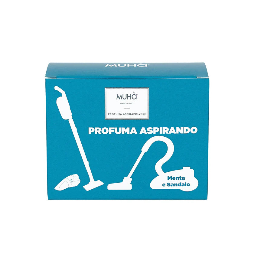 Set 5 Buste Aspirapolvere Menta E Sandalo Muha