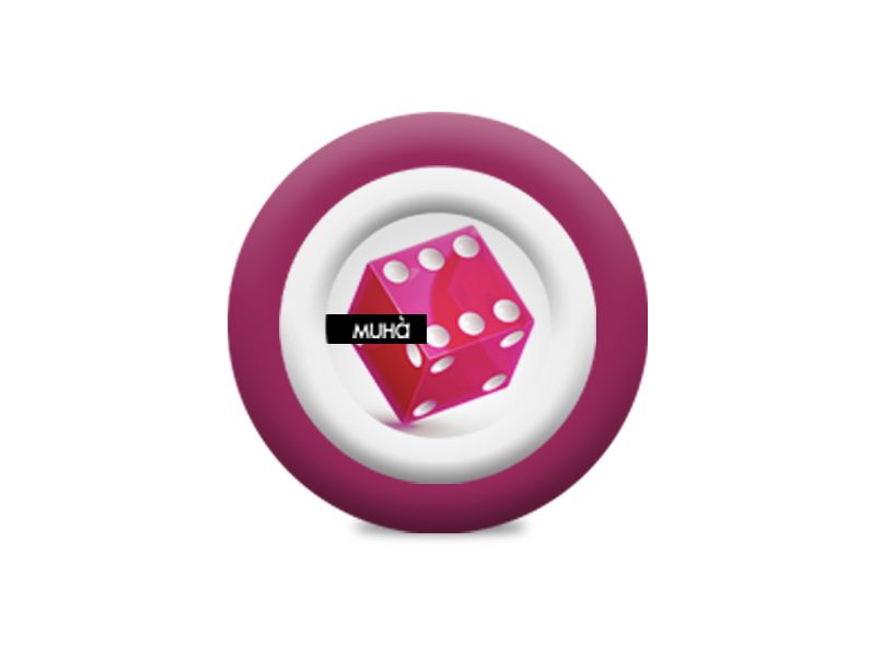 Car Symbol Dadi Fucsia-Uva&Fragola  Muha