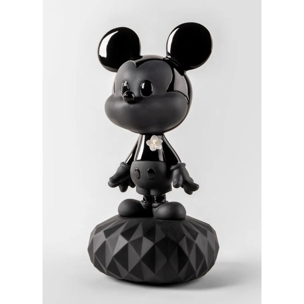 Scultura Mickey Total Black Lladro'