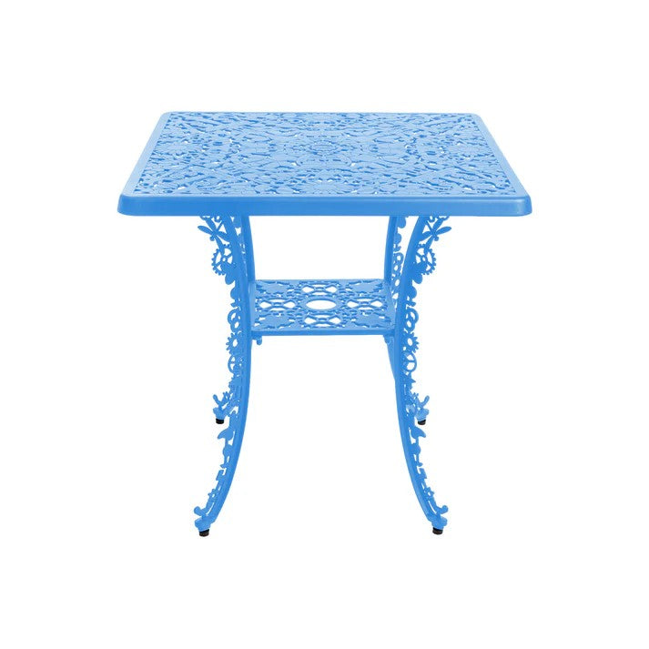 Tavolino in Alluminio Quadrato industry BLU Seletti