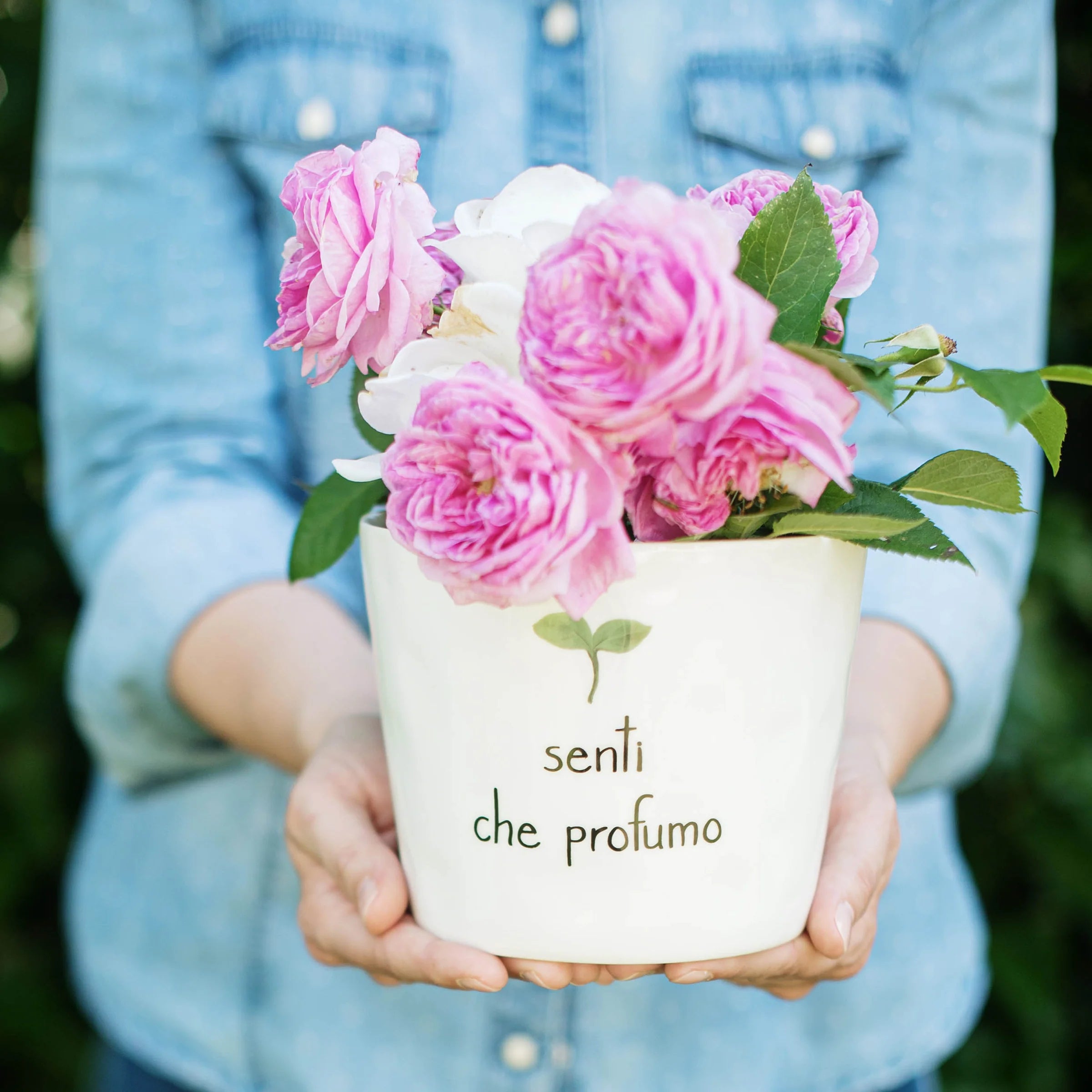 Vaso D15X12Cm Senti Che Profumo Simple Day