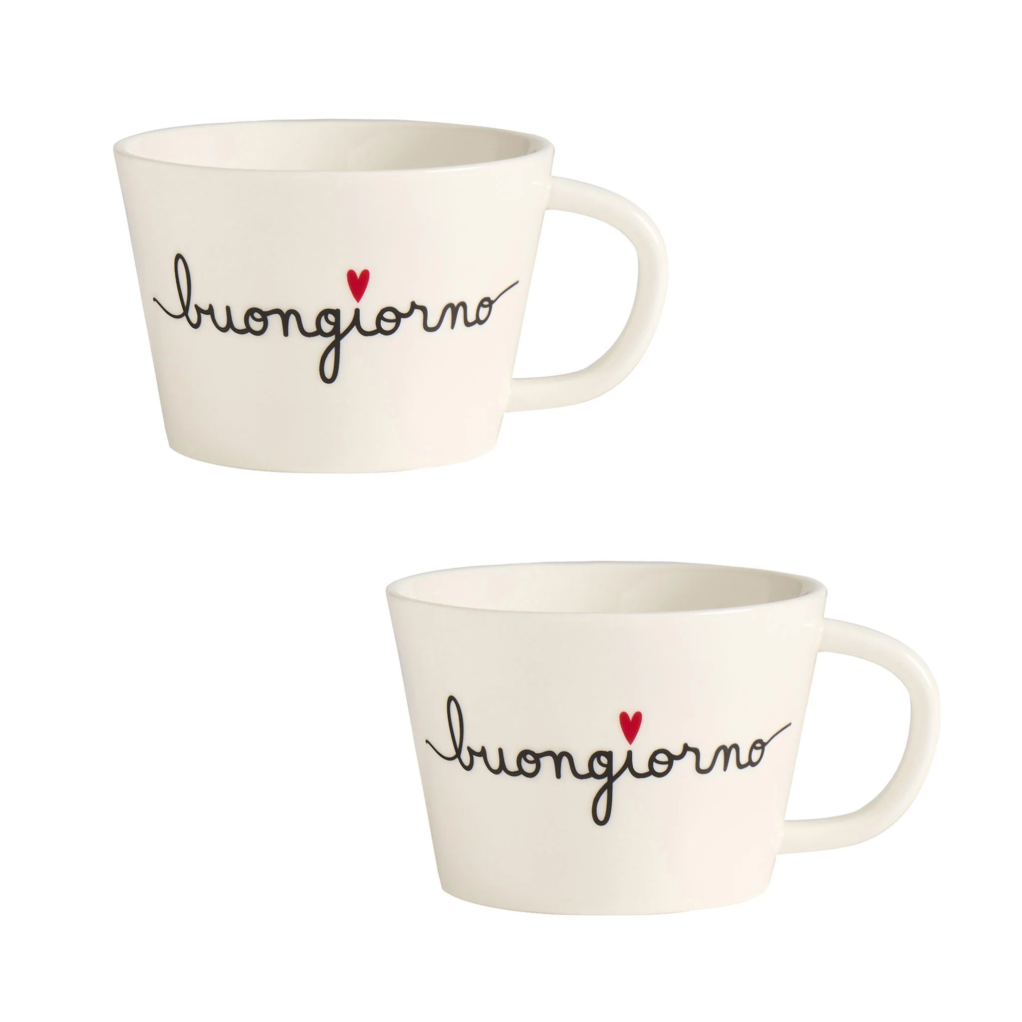 Set 2 Tazze Colazione Buongiorno Simple Day