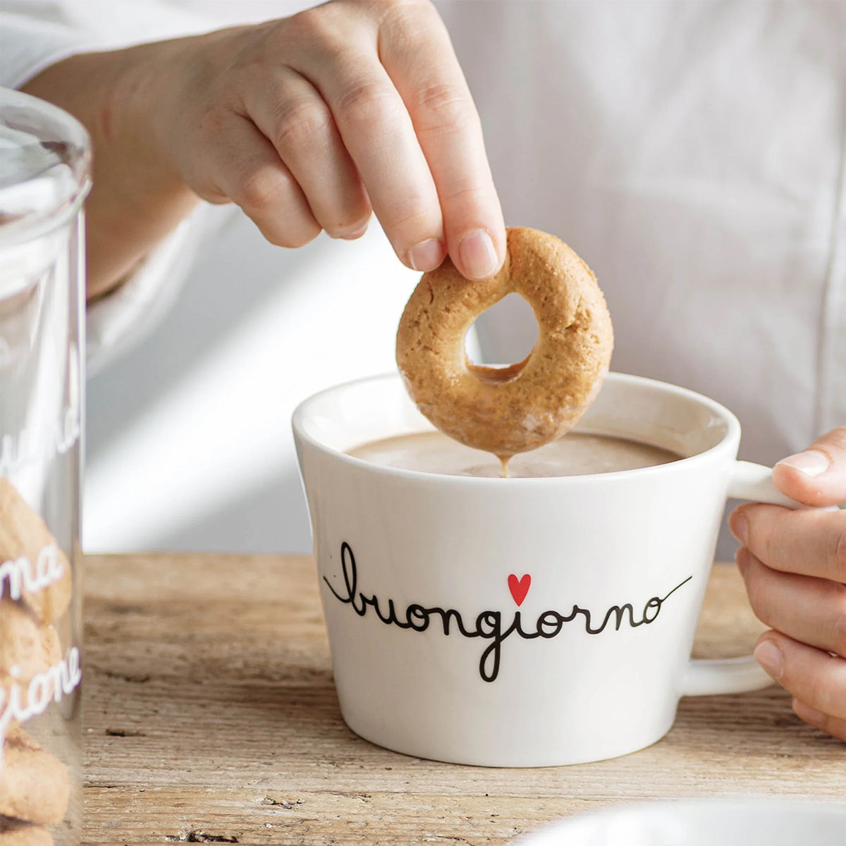 Set 2 Tazze Colazione Buongiorno Simple Day