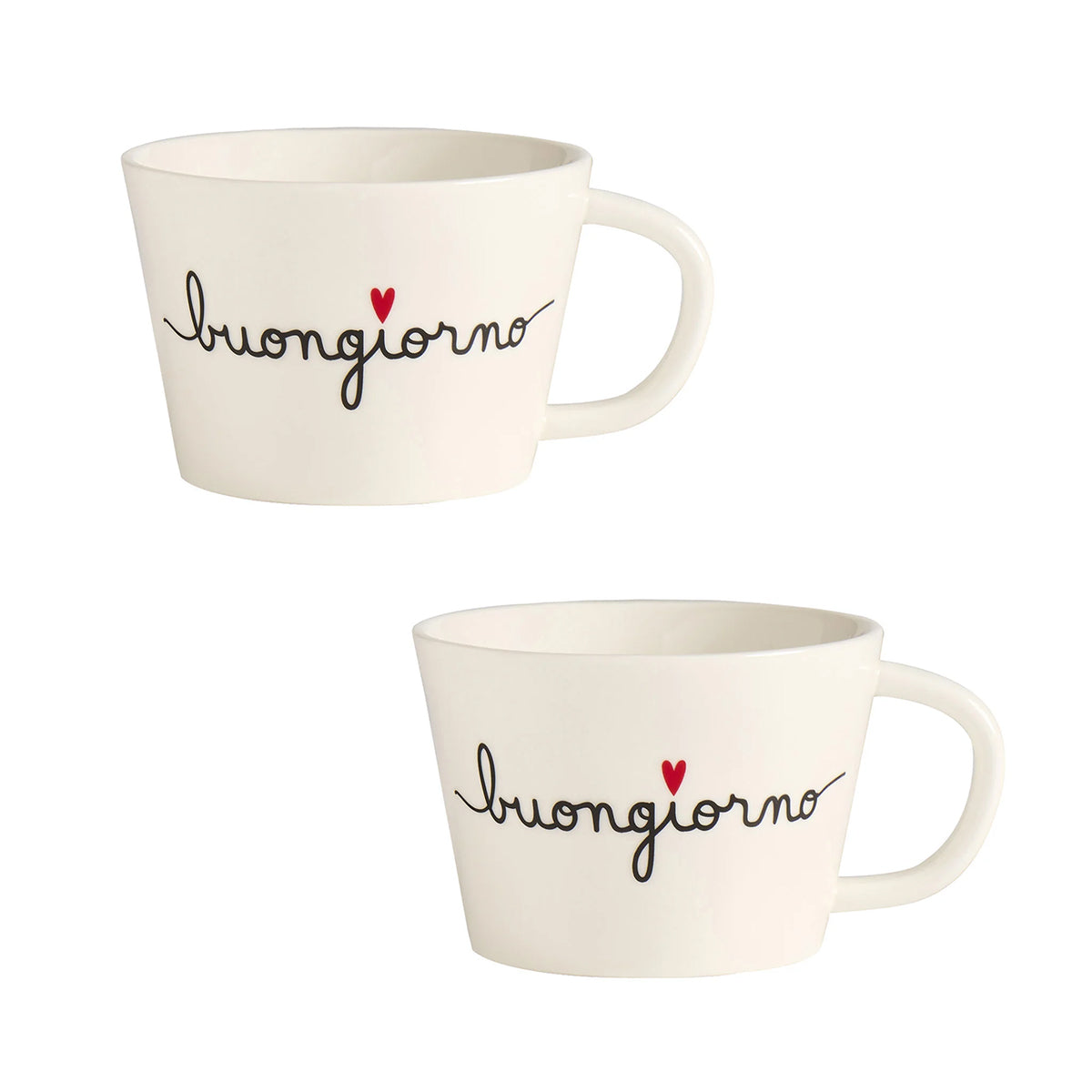 Set 2 Tazze Colazione Buongiorno Simple Day