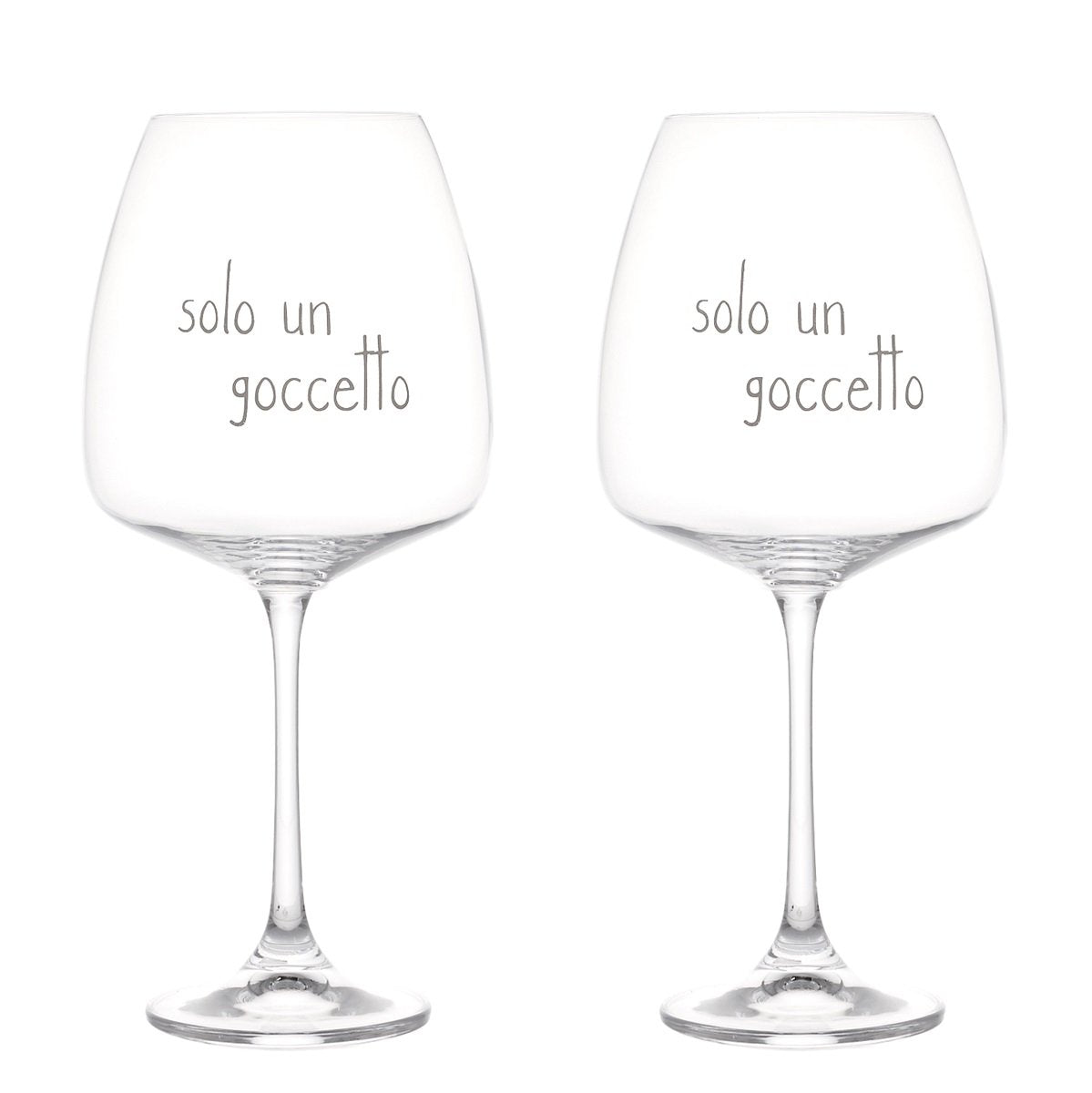 Set 2 Calici 77Cl Solo Un Goccetto Simple Day